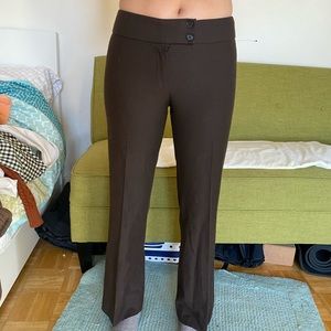 Perfect brown mid rise trousers